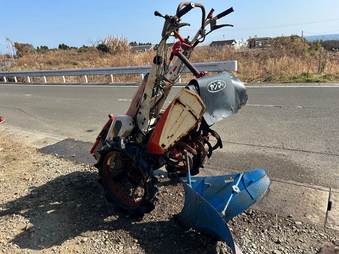 宮崎　ヤンマー　耕運機　セル付　ディーゼル 7.5馬力 YA75 管理機　動画有