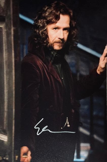 ハリー・ポッター ゲイリー・オールドマン 直筆サイン入り写真 保証書