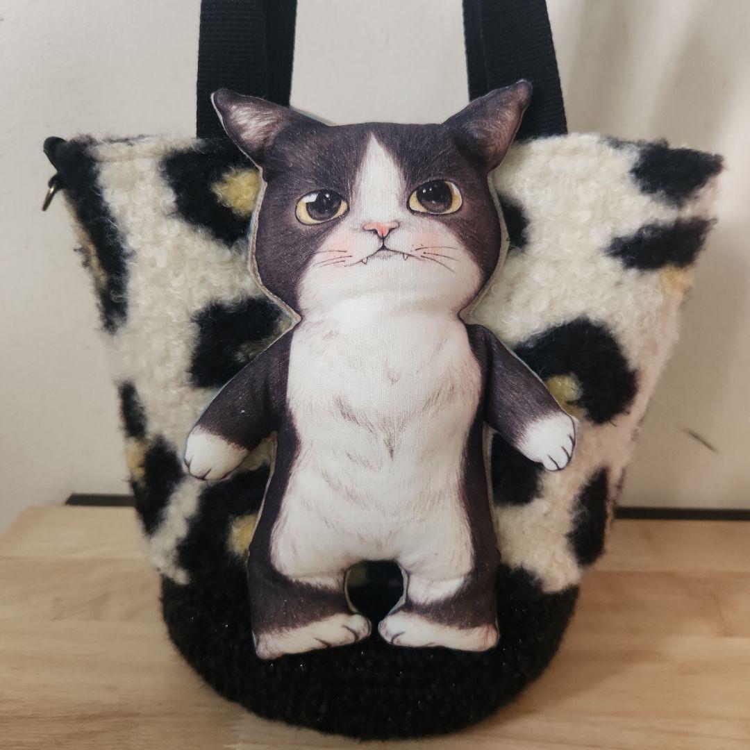 ♡*♡様 コヤンイサムチョン　ジョーズ君の毛糸のカゴバック　ハンドメイド