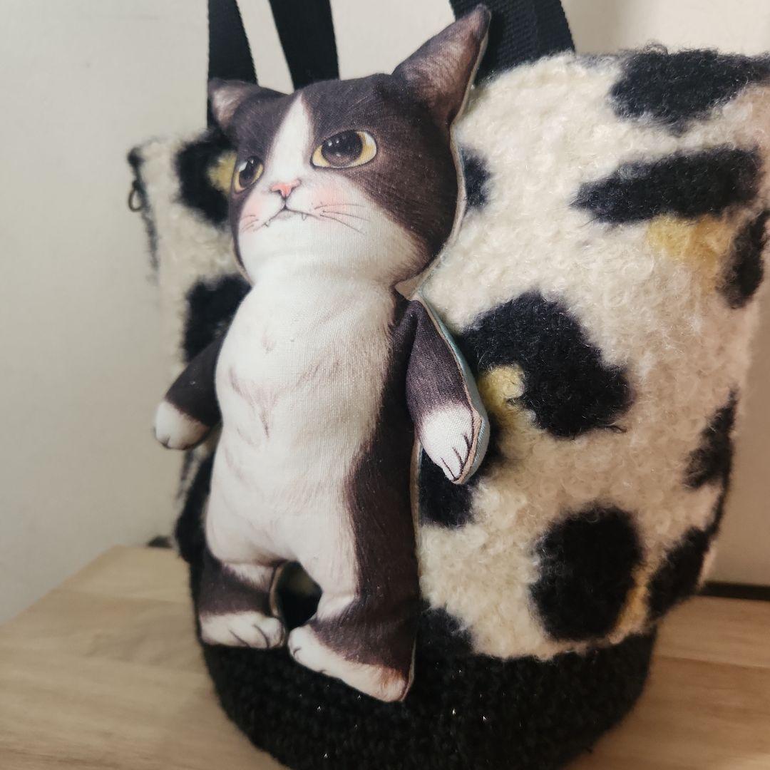 ♡*♡様 コヤンイサムチョン　ジョーズ君の毛糸のカゴバック　ハンドメイド