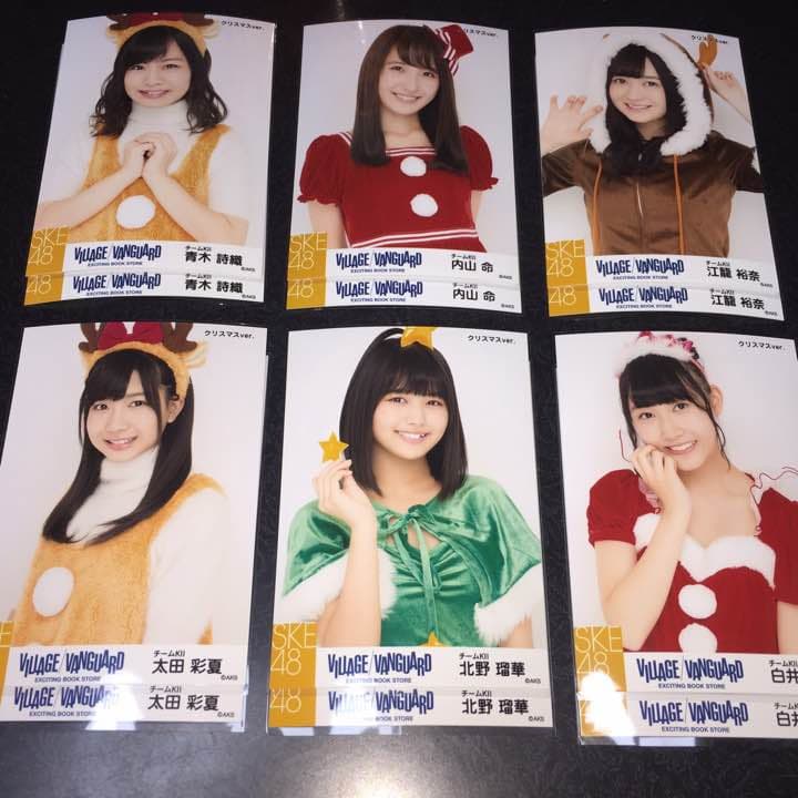 SKE48 ヴィレッジヴァンガード クリスマス 生写真 2種コンプ a 検)福袋