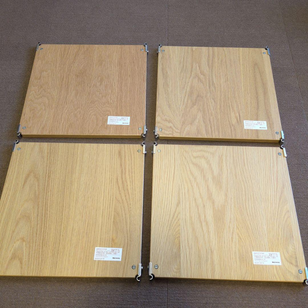 ステンレスユニットシェルフ・追加棚・オーク材