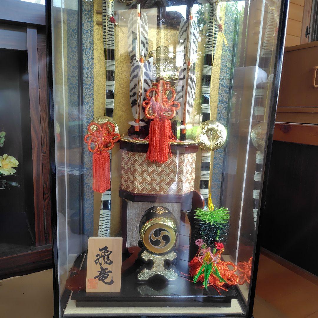 五月人形 飛竜 ガラスケース入り