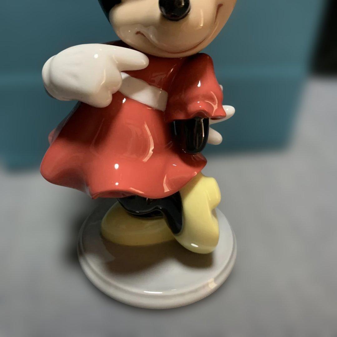 希少リヤドロ９０周年記念ディズニーミニマウスフィギュリン