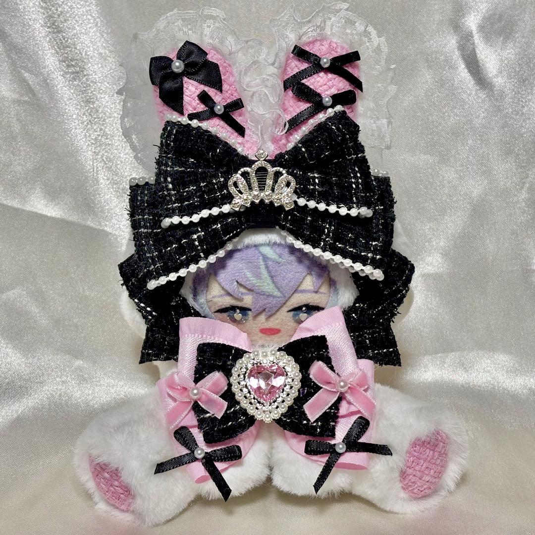 おすわりぬい服 にじぱぺっと 着ぐるみ うさぎ ピンク 地雷 - メルカリ