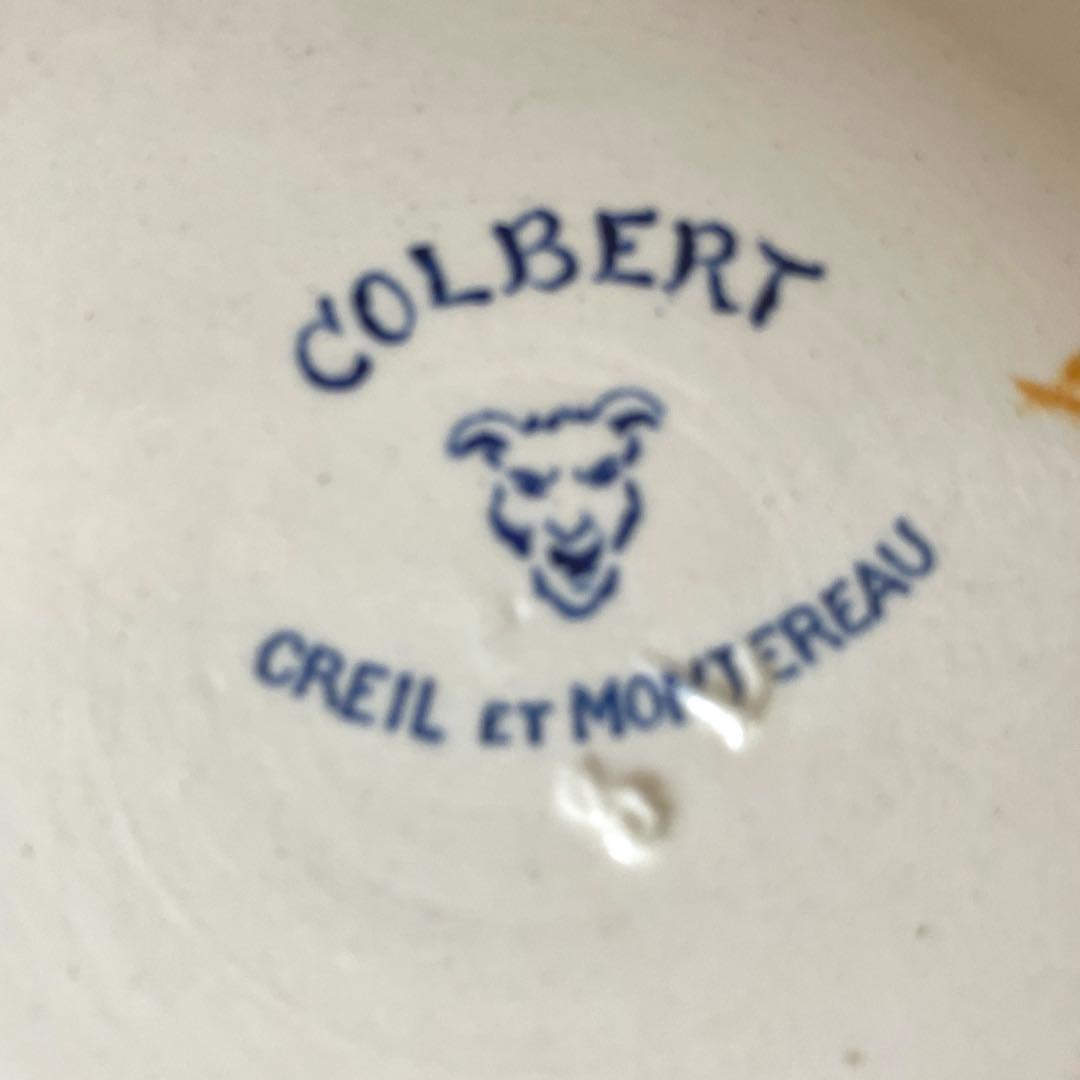 希少　フランスアンティーク クレイユモントロー コルベールのコンポティエ