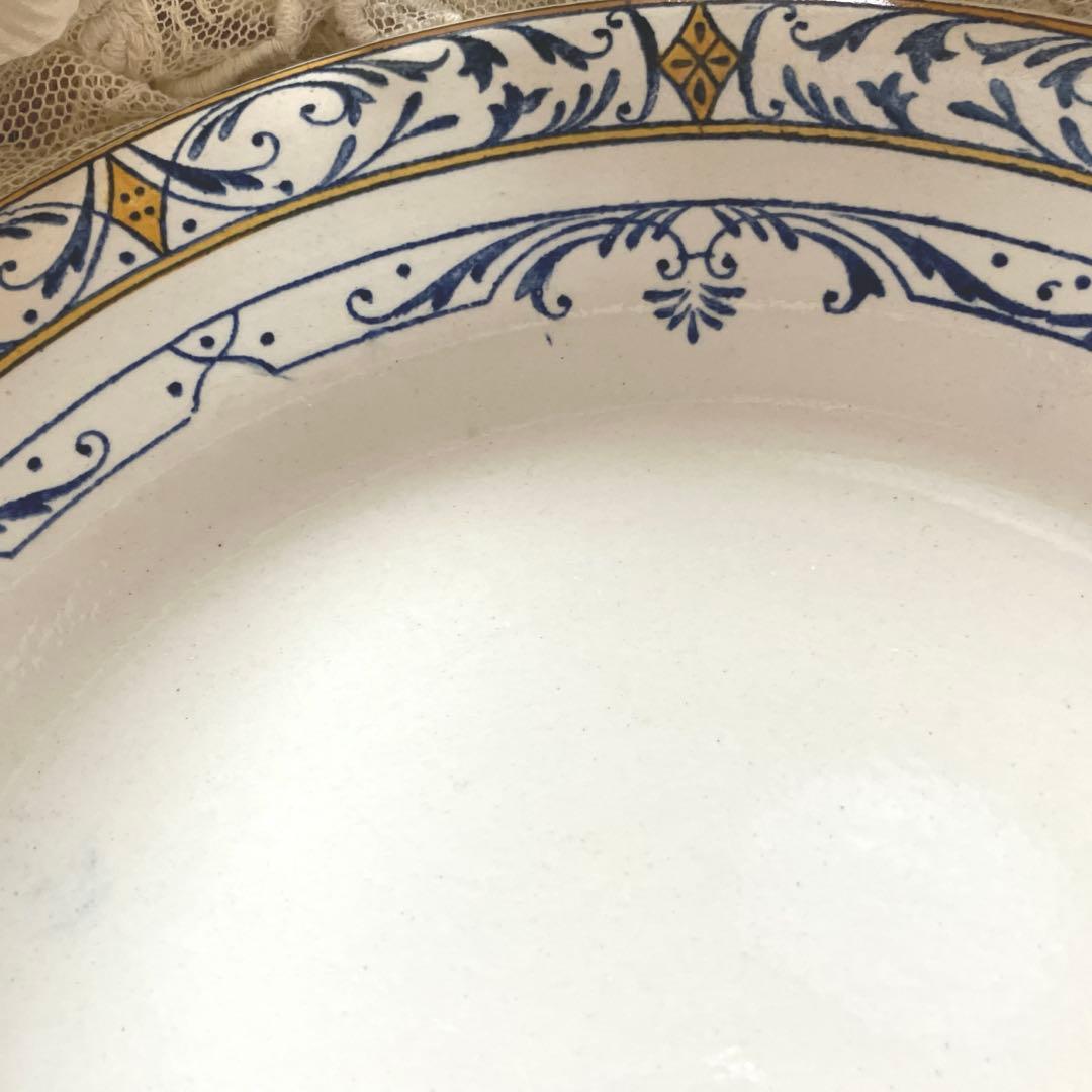 希少　フランスアンティーク クレイユモントロー コルベールのコンポティエ