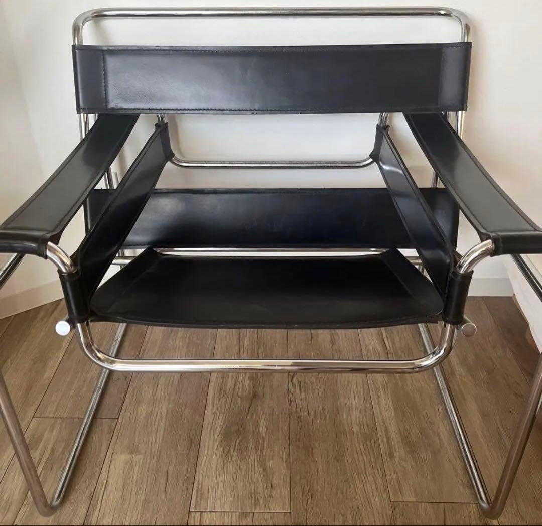 マルセル・ブロイヤー　ワシリーチェア　スチール　椅子