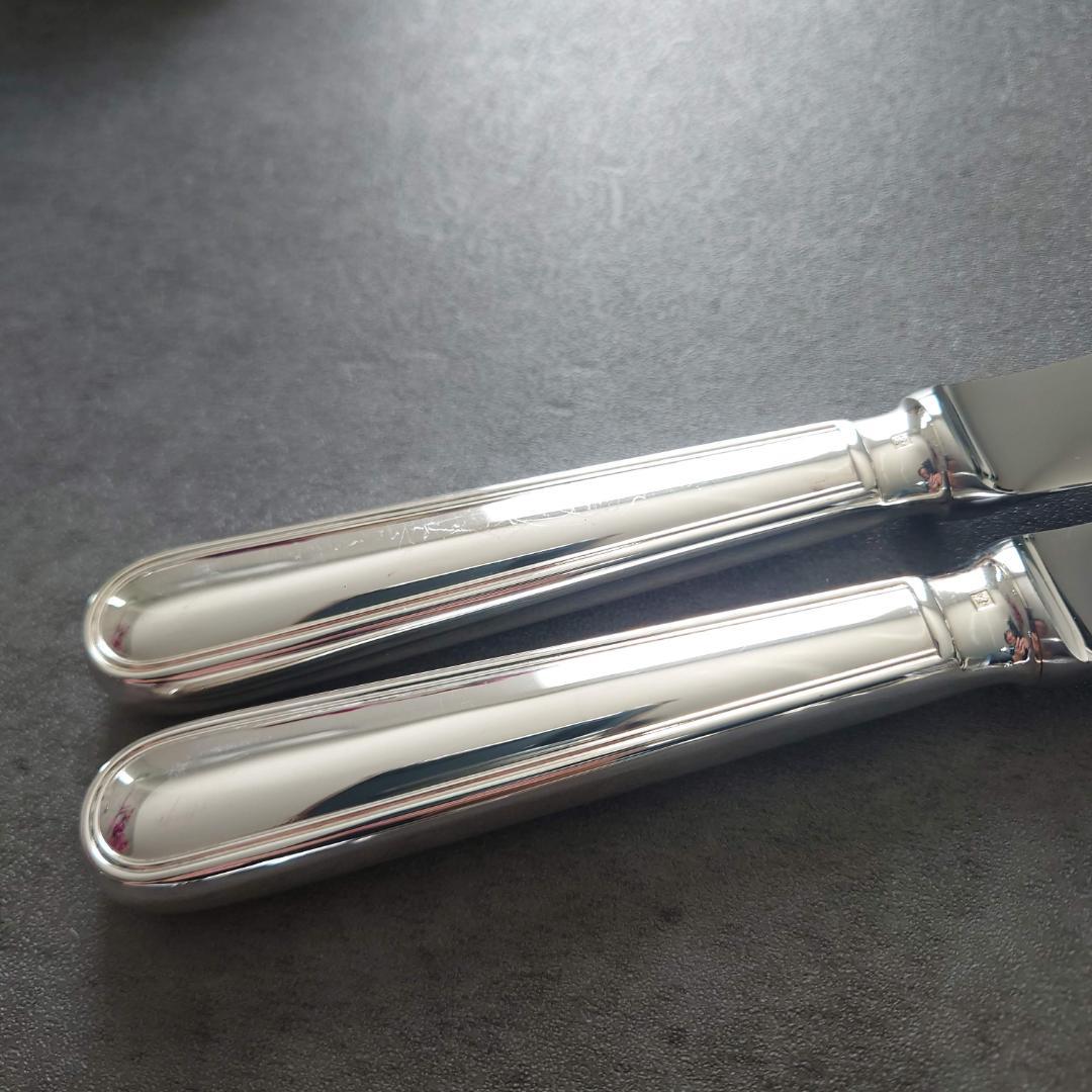 希少 美品 クリストフル アルビ テーブルナイフ 2点