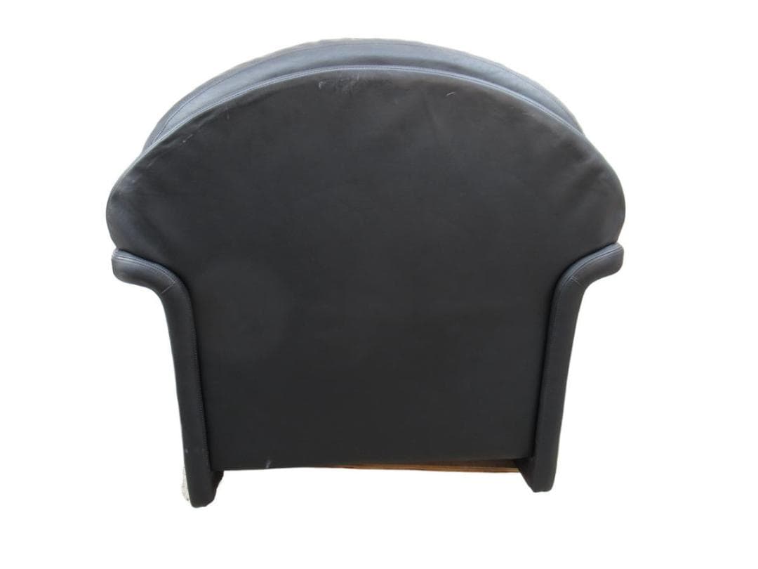 ■186■desede■1Pソファ■ラウンジソファ■ブラック■レザー■総革■