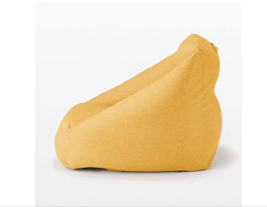 未使用　完売品　無印良品　空気でできたソファ イエロー