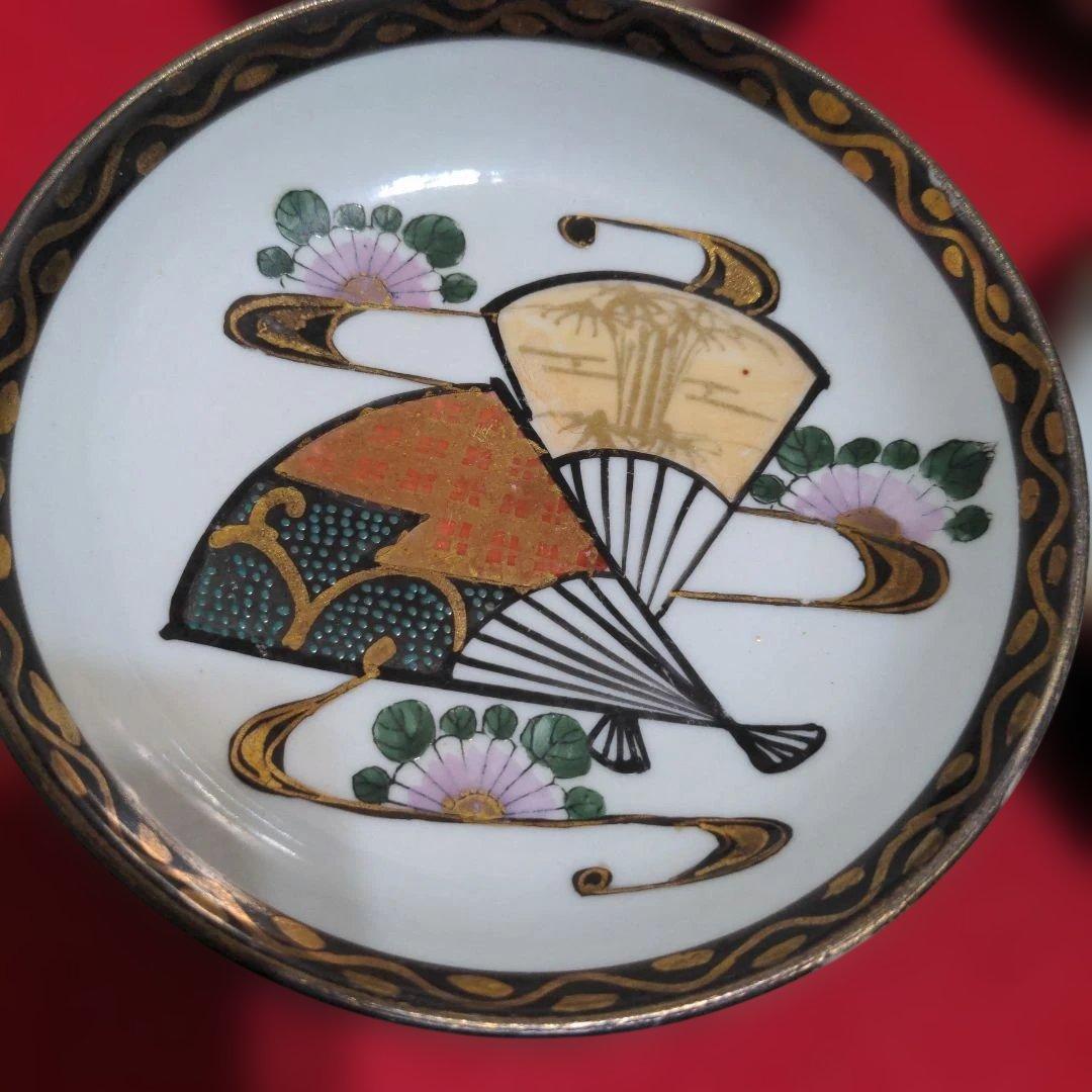 九谷焼　古いお皿　４枚