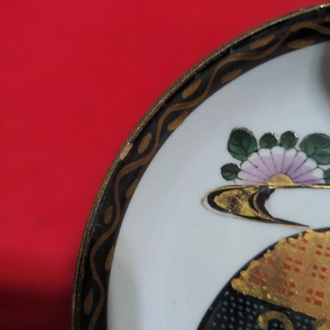 九谷焼　古いお皿　４枚