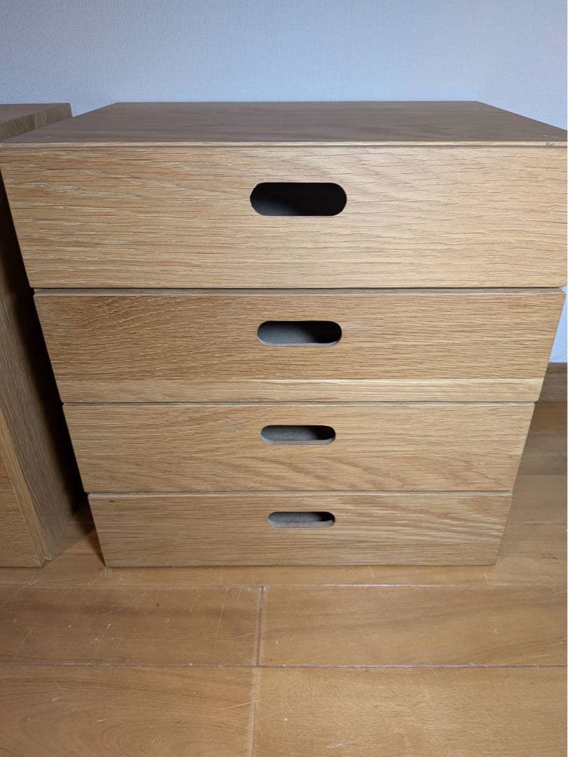 ■送料込■無印 MUJI スタッキングチェスト インサート 引出 ボックス 収納