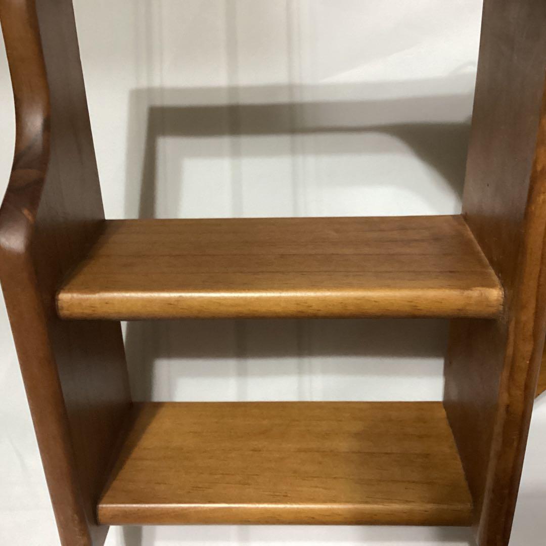 ウッド棚ラック　ウォールシェルフ　ウォールラック　ラックフック付　古屋加江子