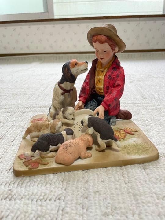 しんしん　ノーマン・ロックウェル　置物