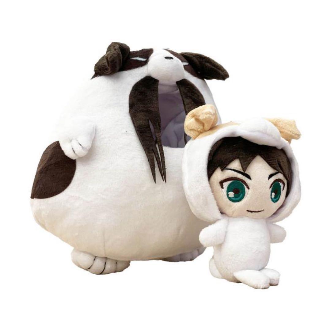 新品 進撃の巨人 エレン 終尾の巨人ver. あにまるっこ ぬいぐるみ M