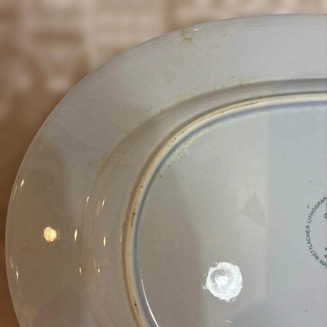 《希少》Villeroy&Boch Blue Cloud 楕円プレート　大きめ