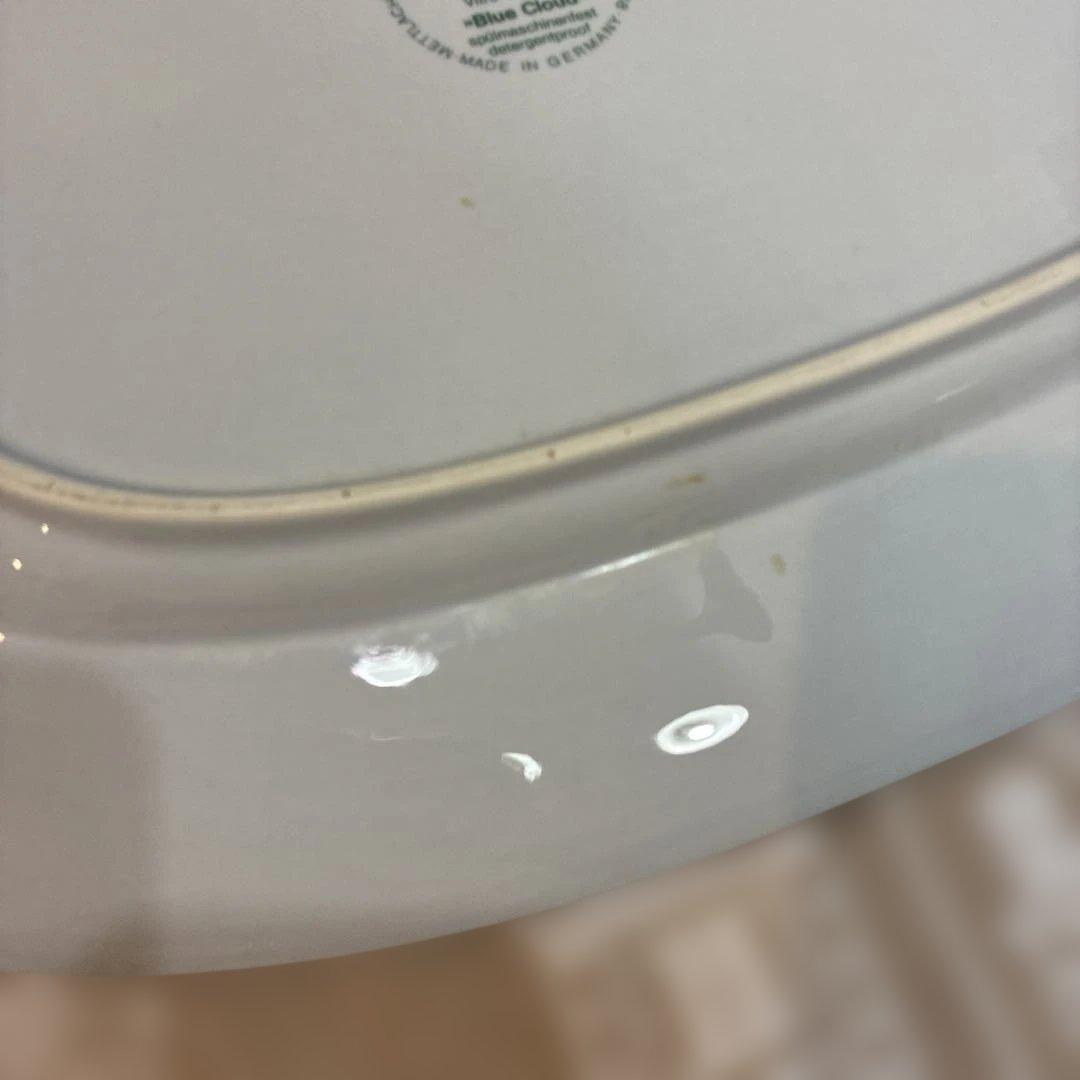 《希少》Villeroy&Boch Blue Cloud 楕円プレート　大きめ