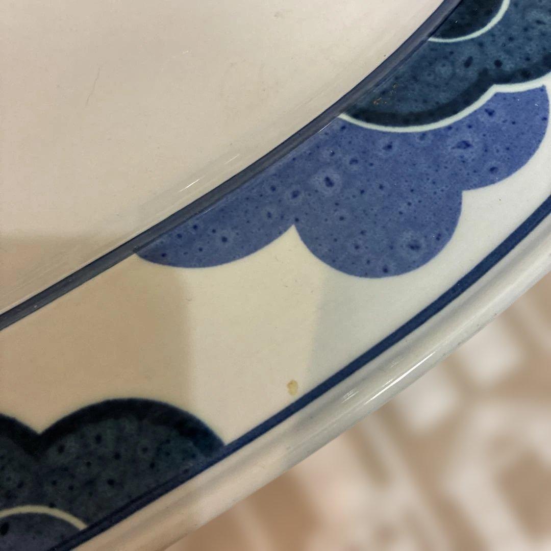 《希少》Villeroy&Boch Blue Cloud 楕円プレート　大きめ