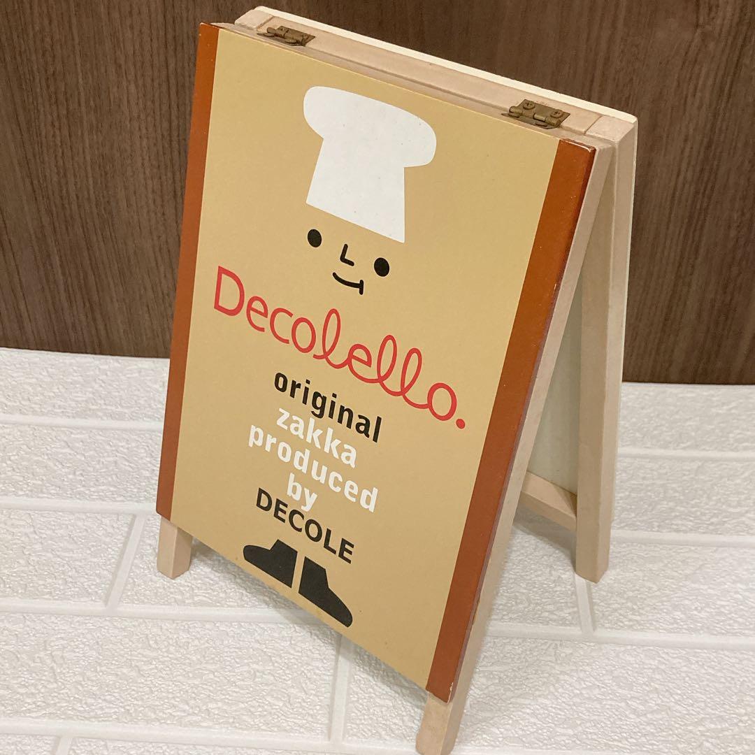 DECOLE 大きなかんばん2種　カードスタンドシェルフ