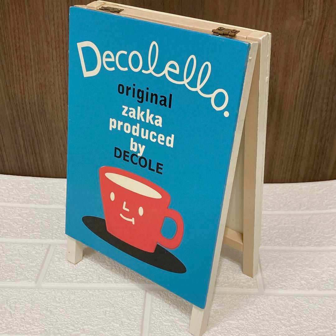 DECOLE 大きなかんばん2種　カードスタンドシェルフ