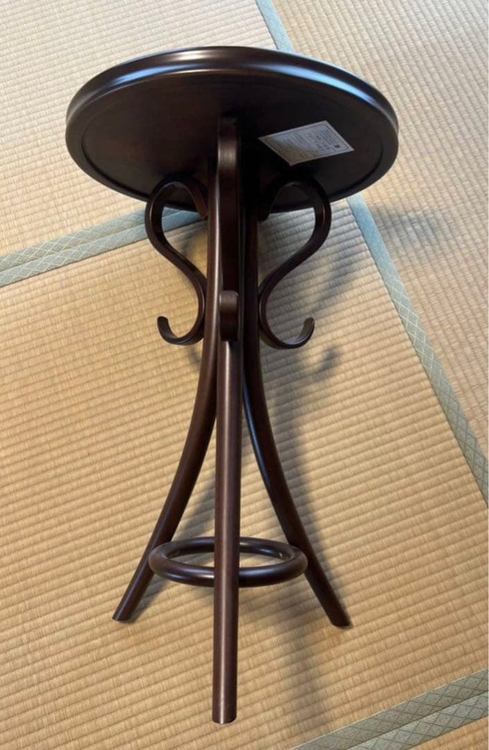 秋田木工 ティーテーブル T-110 ナラ材 ブナ材 ウォールナット 中古美品