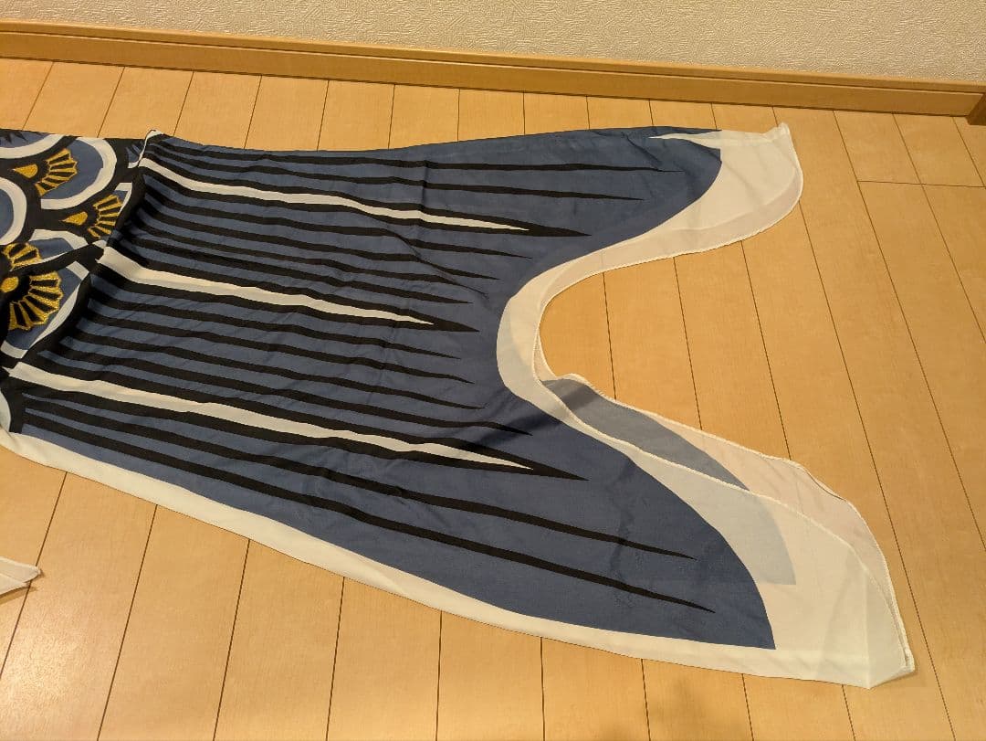 鯉のぼり　吹流し4m 黒鯉4m 赤鯉3m 青鯉2m 緑鯉0.6m セット