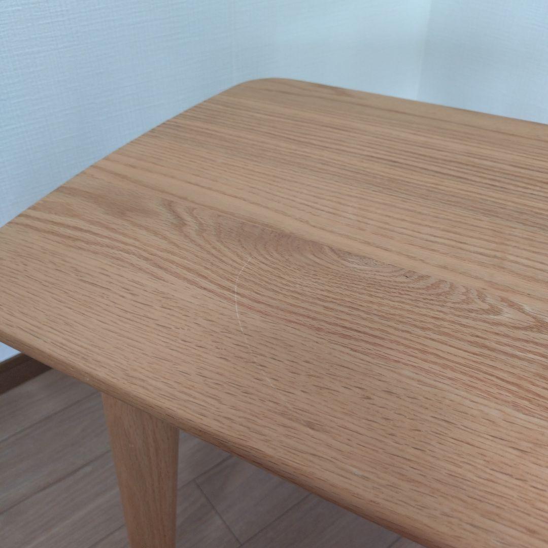 大塚家具　ダイニングテーブル　LAP RAP オーク無垢材　サイドテーブル　美品