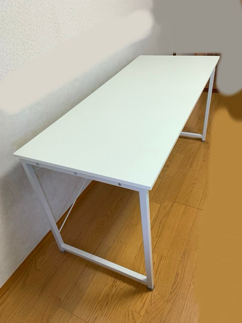 サンワダイレクト　デスク　ホワイト　140cm × 60cm