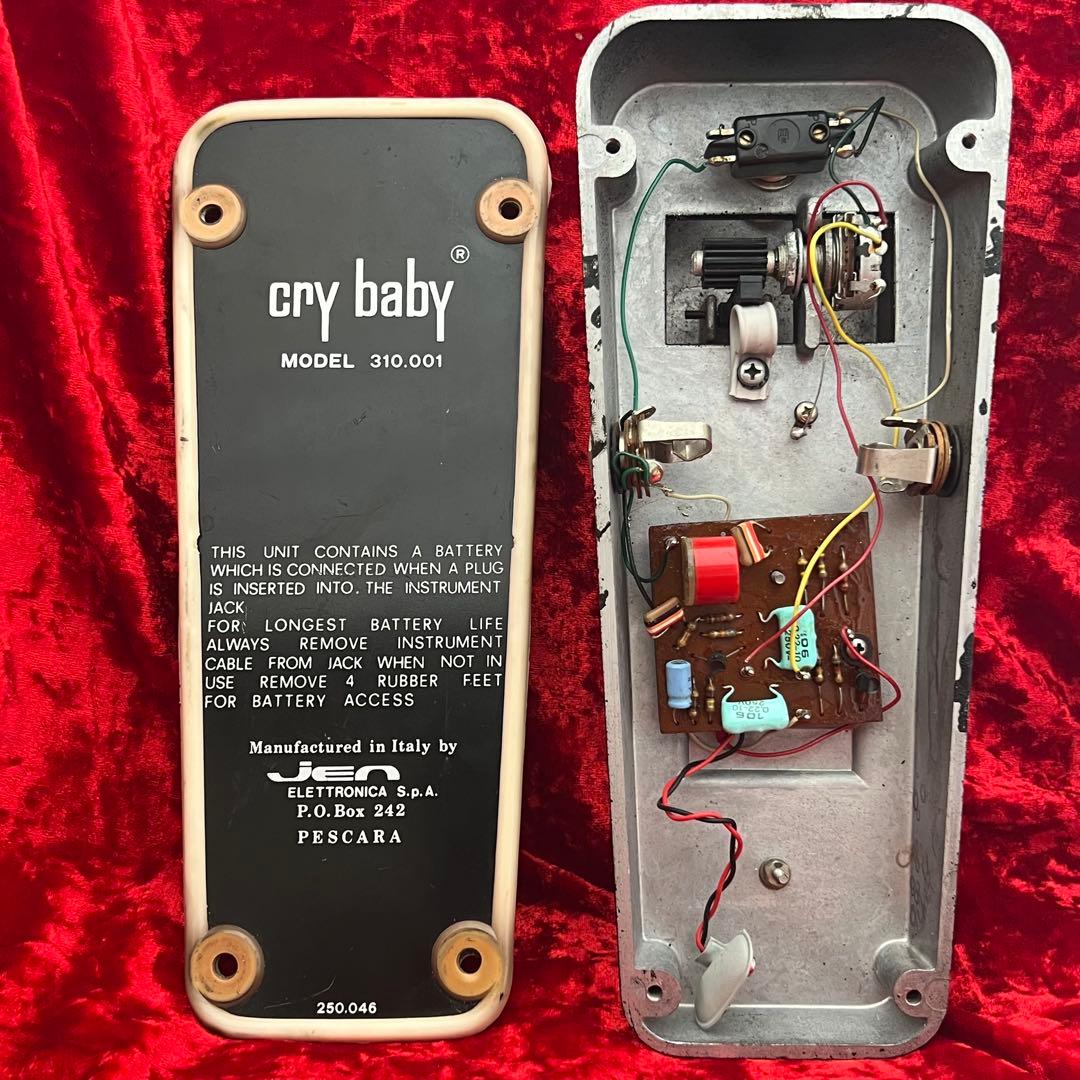 ビンテージ JEN cry baby ワウペダル　イタリア製　赤FASEL