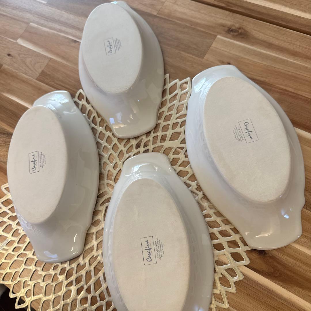 Casafina カサフィナ　グラタン皿　4枚セット