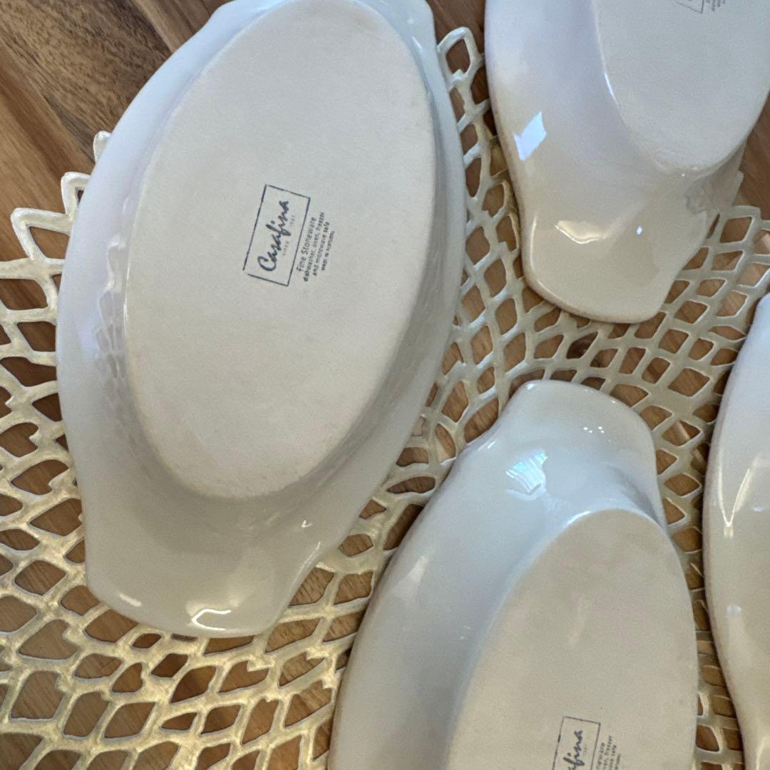 Casafina カサフィナ　グラタン皿　4枚セット