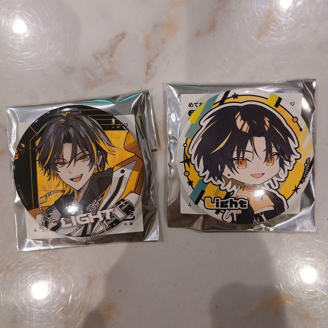 Meteorites めておら 明雷らいと 武道館 等身 ミニキャラ 缶バッジ