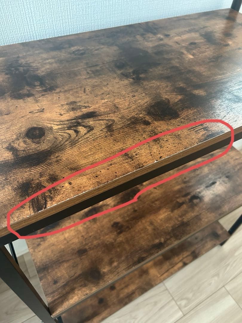 ニトリ　オープンシェルフ　Nステイン1680BR