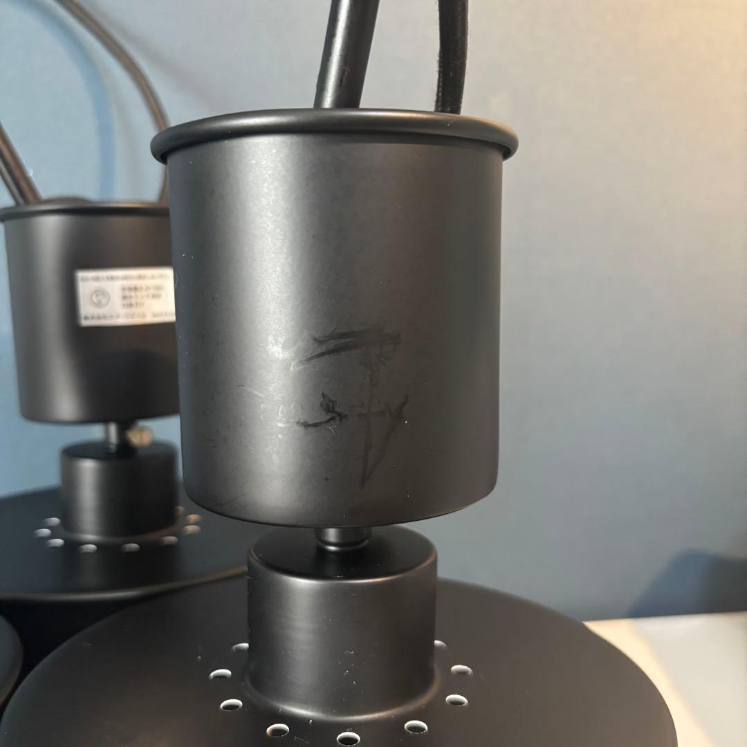 E17 ペンダントライト PiENi(ピエニ) ブラック　3点セット