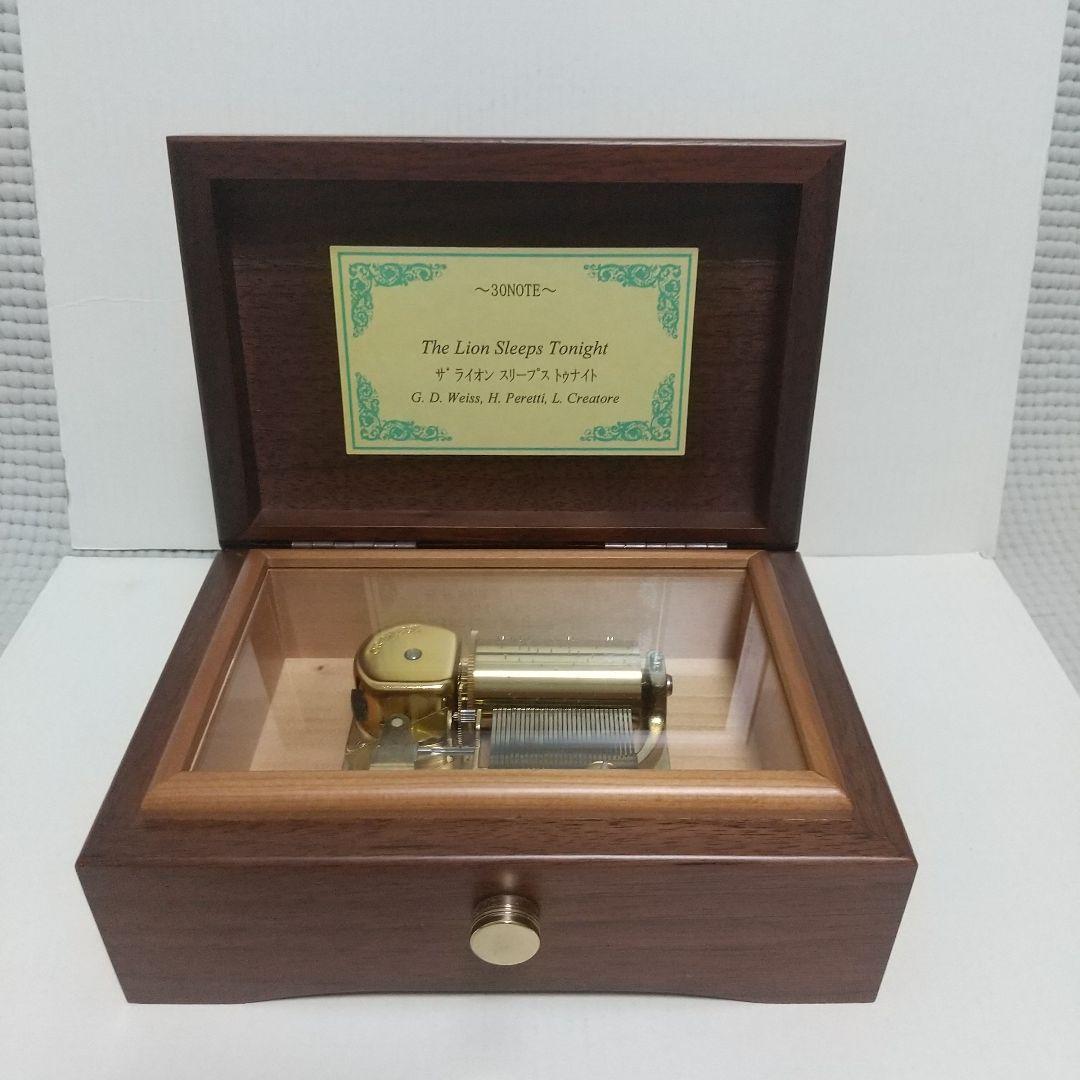 美品〈ライオンキングのあの曲〉30弁オルフェウス/高級オルゴール/楽しいリズム♪