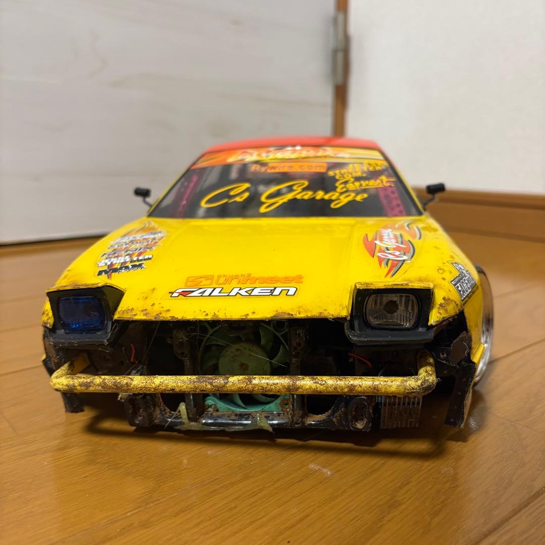 ヨコモ s13 ワンビア 180sx フロント移植 ボロ車仕様