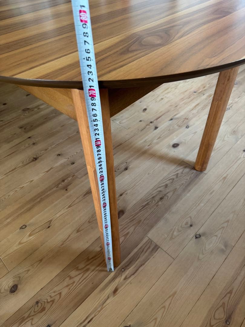 ウォールナット楕円形テーブル 180cm最大210cm