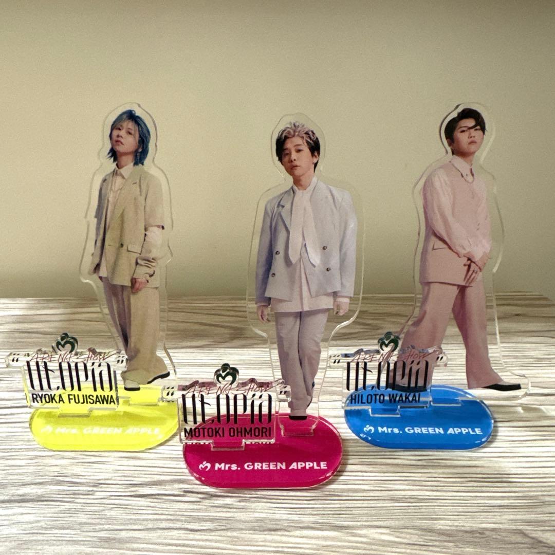 Mrs. GREEN APPLE Utopia アクスタ 3体セット - メルカリ