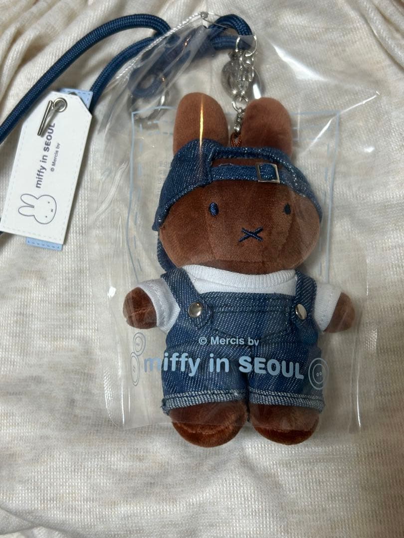 限定ショッパー付 ミッフィー ソウルデニム キーリング 3種セット 韓国