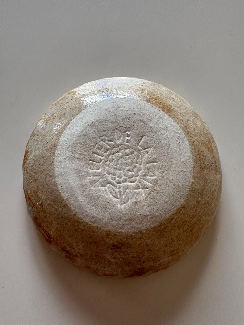 鹿児島暁　花柄陶器小皿2枚セット