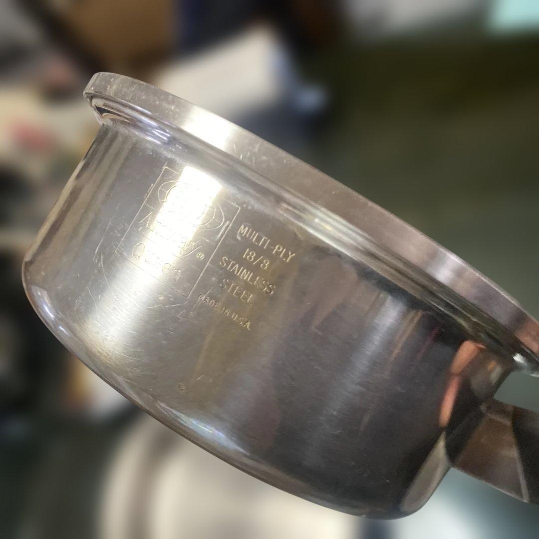 アムウェイクイーン片手鍋Amway QueenUSA 2セット片方は蓋なし