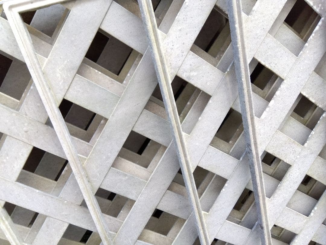 アイリスオーヤマ/8枚組/送料無料/ラティス/ホワイト/83×83×1.5cm