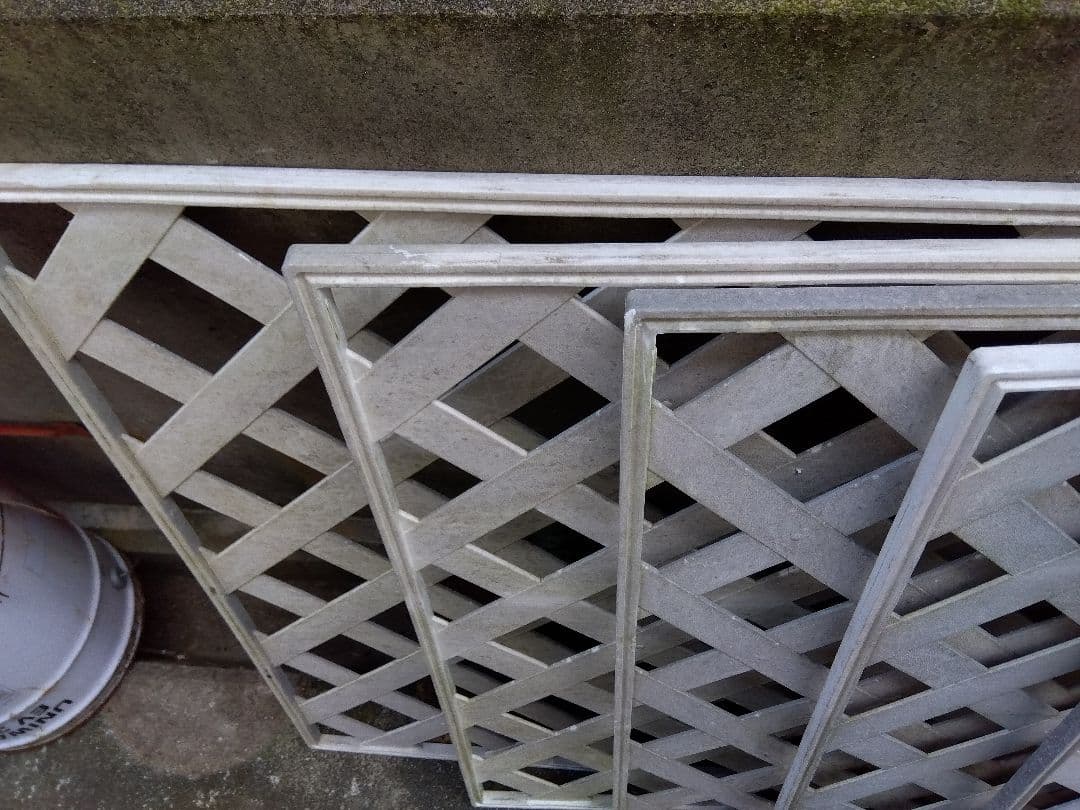 アイリスオーヤマ/8枚組/送料無料/ラティス/ホワイト/83×83×1.5cm