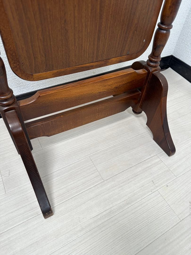 カリモク スタンドミラー コロニアル ミラー 鏡 クラシック 姿見 ※i1※