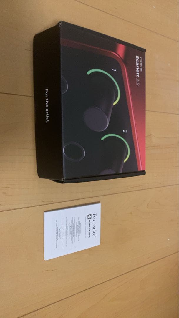 Focusrite Scarlett 2i2　オーディオインターフェース