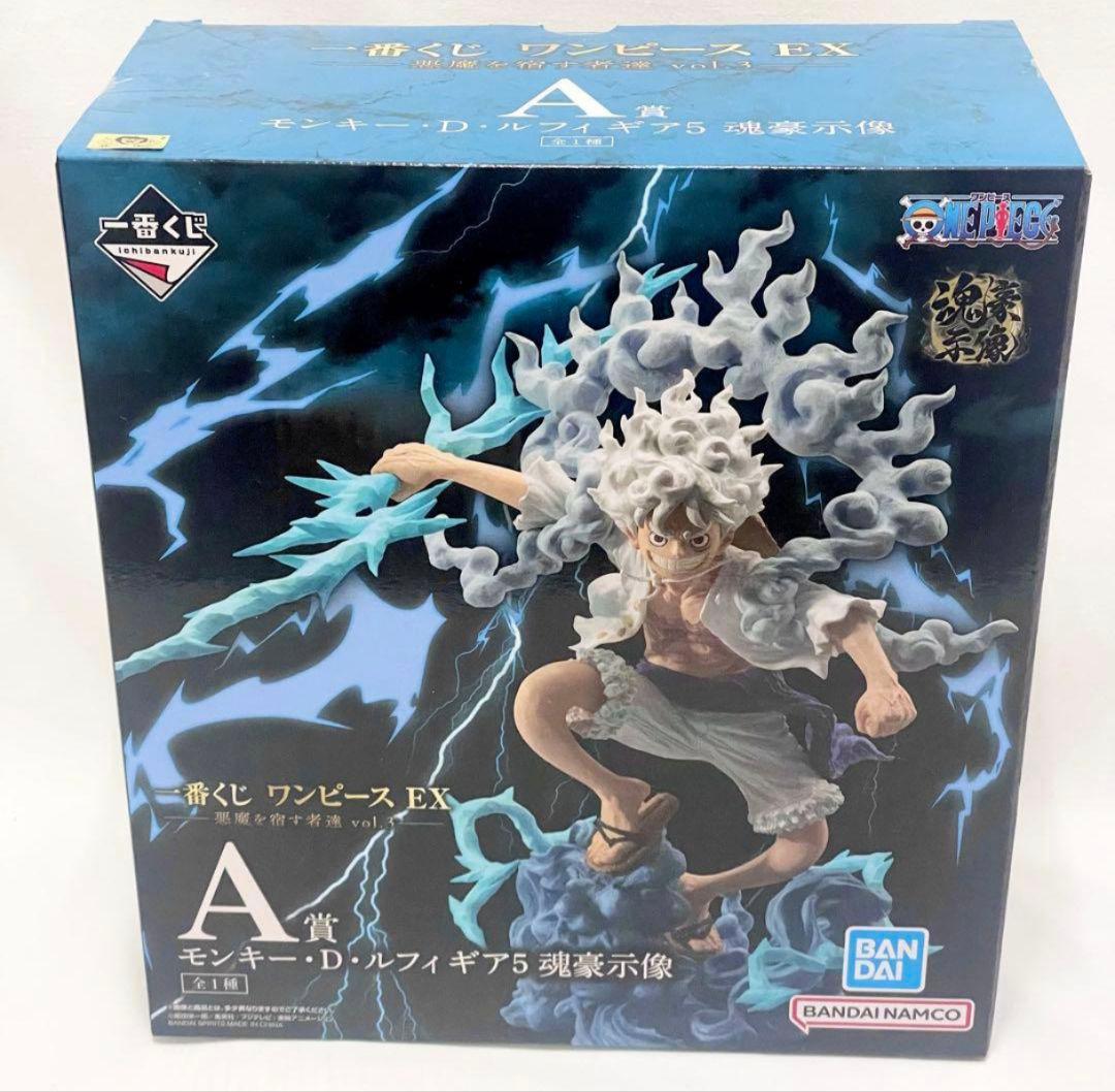 ワンピース 一番くじ A賞 フィギュア ルフィ ニカ ギア5 魂豪示像 未