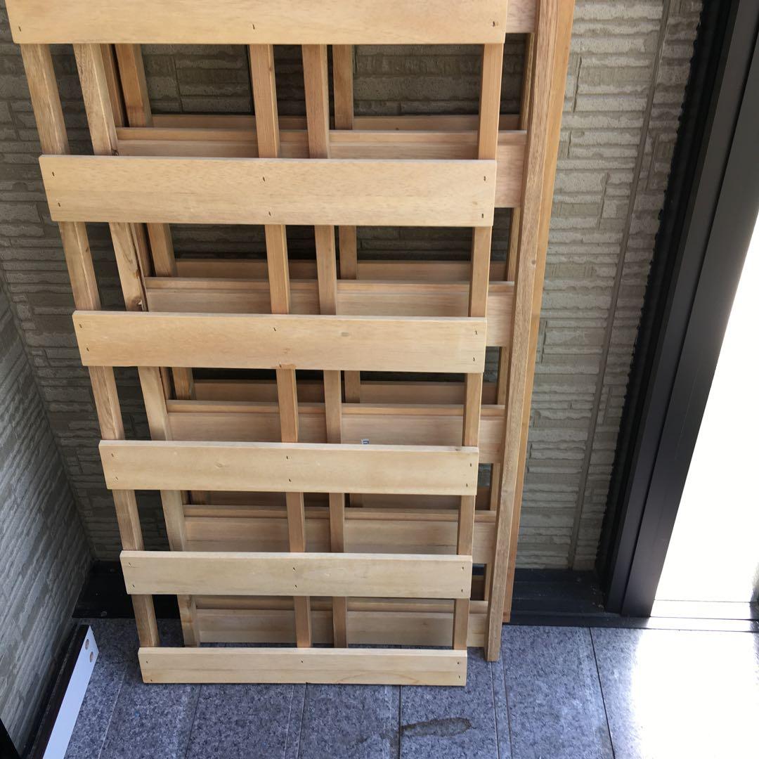 木製宮付すのこローベッド