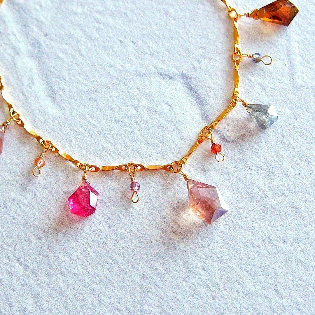 ナチュラルサファイア　ブレスレット　14kgf　B